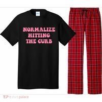Normalize Hitting The Curb Funny Apparel Pajama Set thumb 0