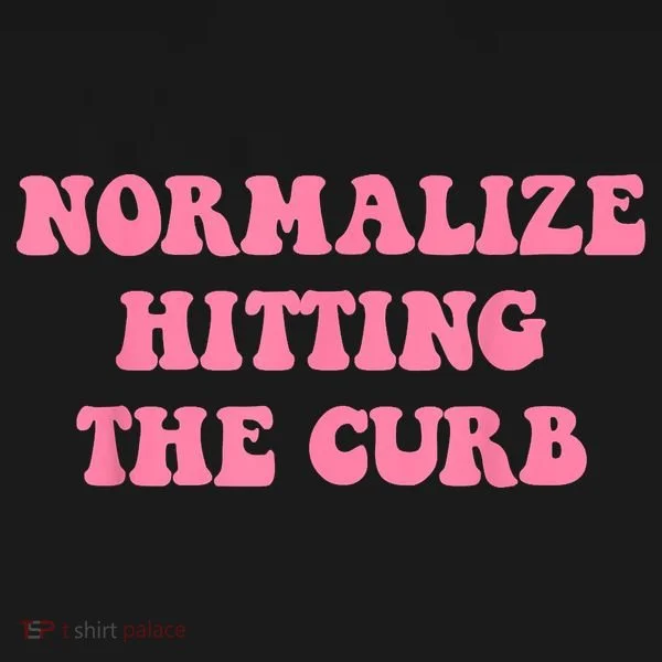 Normalize Hitting The Curb Funny Apparel Women's Long Sleeve Shirt