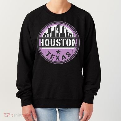 Neon Houston Texas Logo Women's Sweatshirt