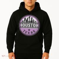 Neon Houston Texas Logo Hoodie thumb 2