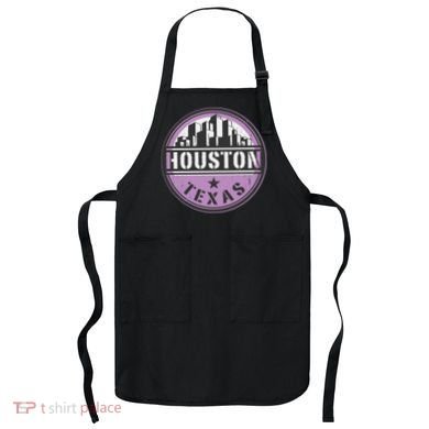 Neon Houston Texas Logo Apron