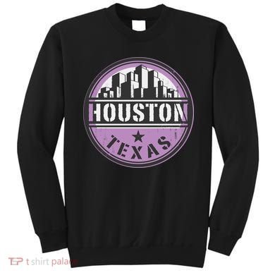 Neon Houston Texas Logo Sweatshirt