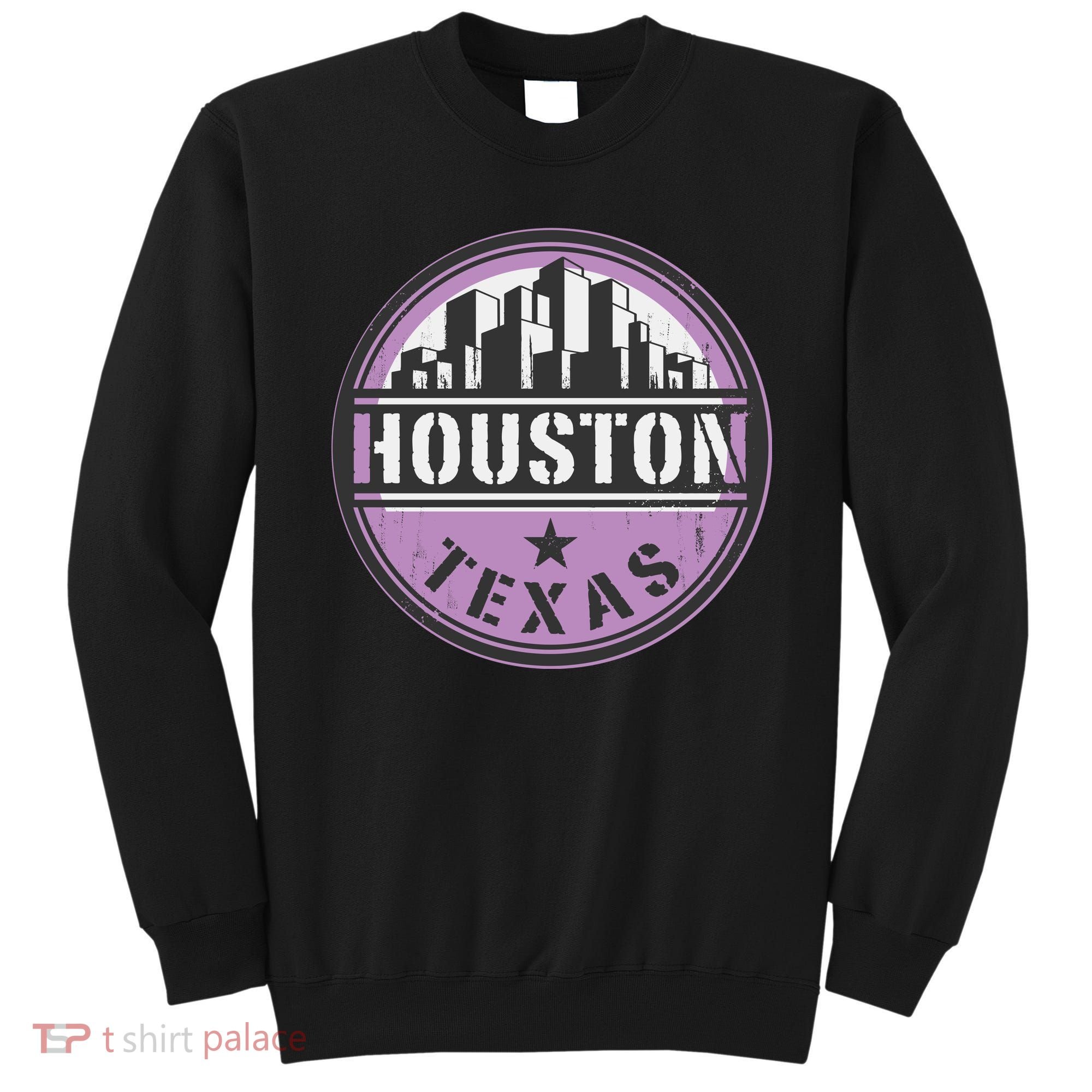 Neon Houston Texas Logo Sweatshirt
