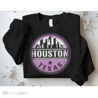 Neon Houston Texas Logo Sweatshirt thumb 2