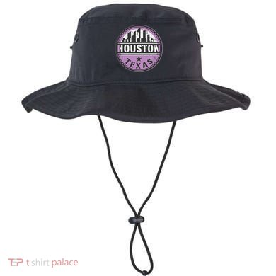 Neon Houston Texas Logo Bucket Hat