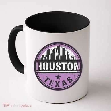 Neon Houston Texas Logo Coffee Mug