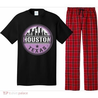 Neon Houston Texas Logo Pajama Set
