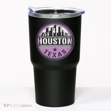 Neon Houston Texas Logo Tumbler