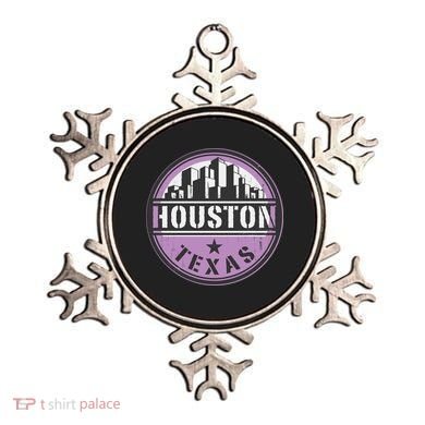 Neon Houston Texas Logo Ornament