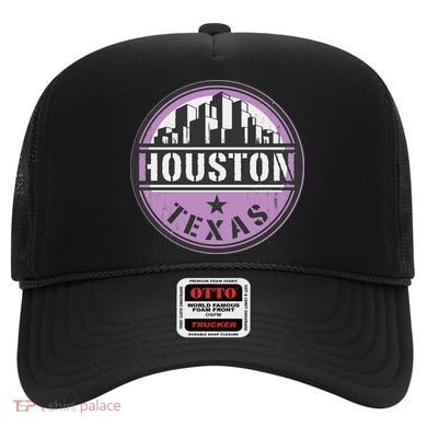 Neon Houston Texas Logo Hat