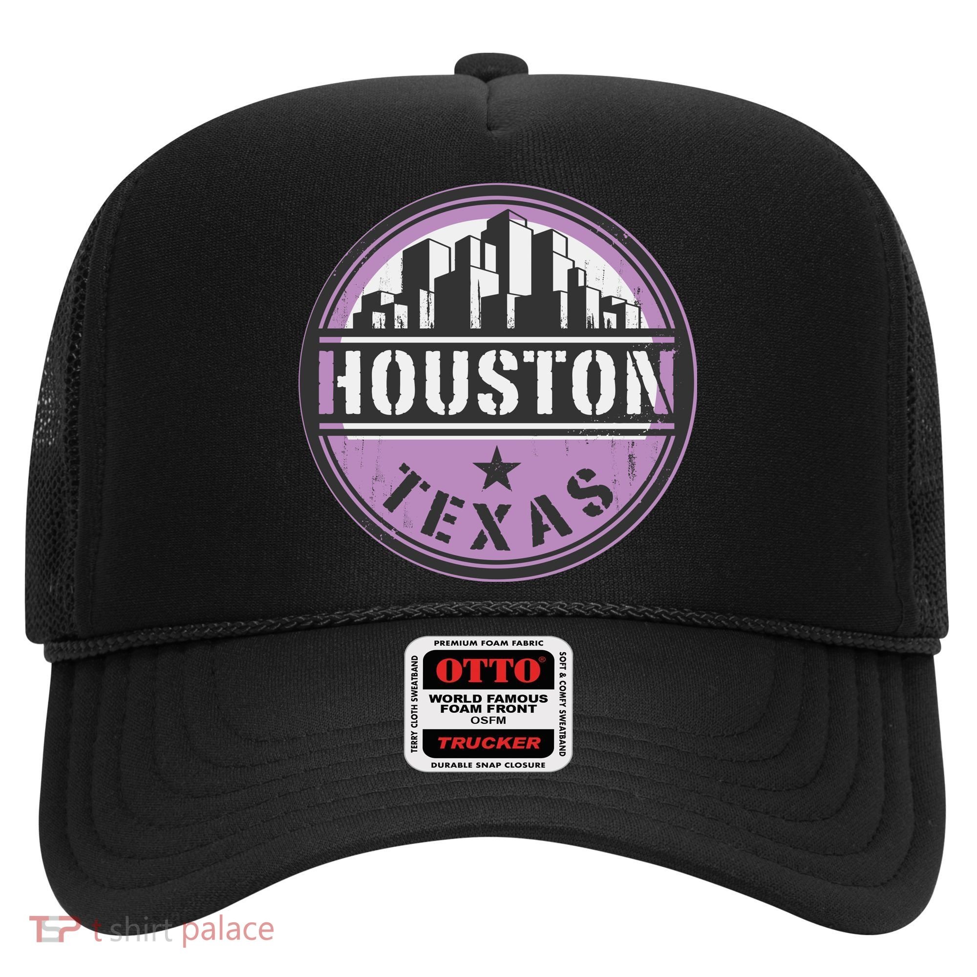 Neon Houston Texas Logo Hat