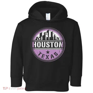 Neon Houston Texas Logo Toddler Hoodie