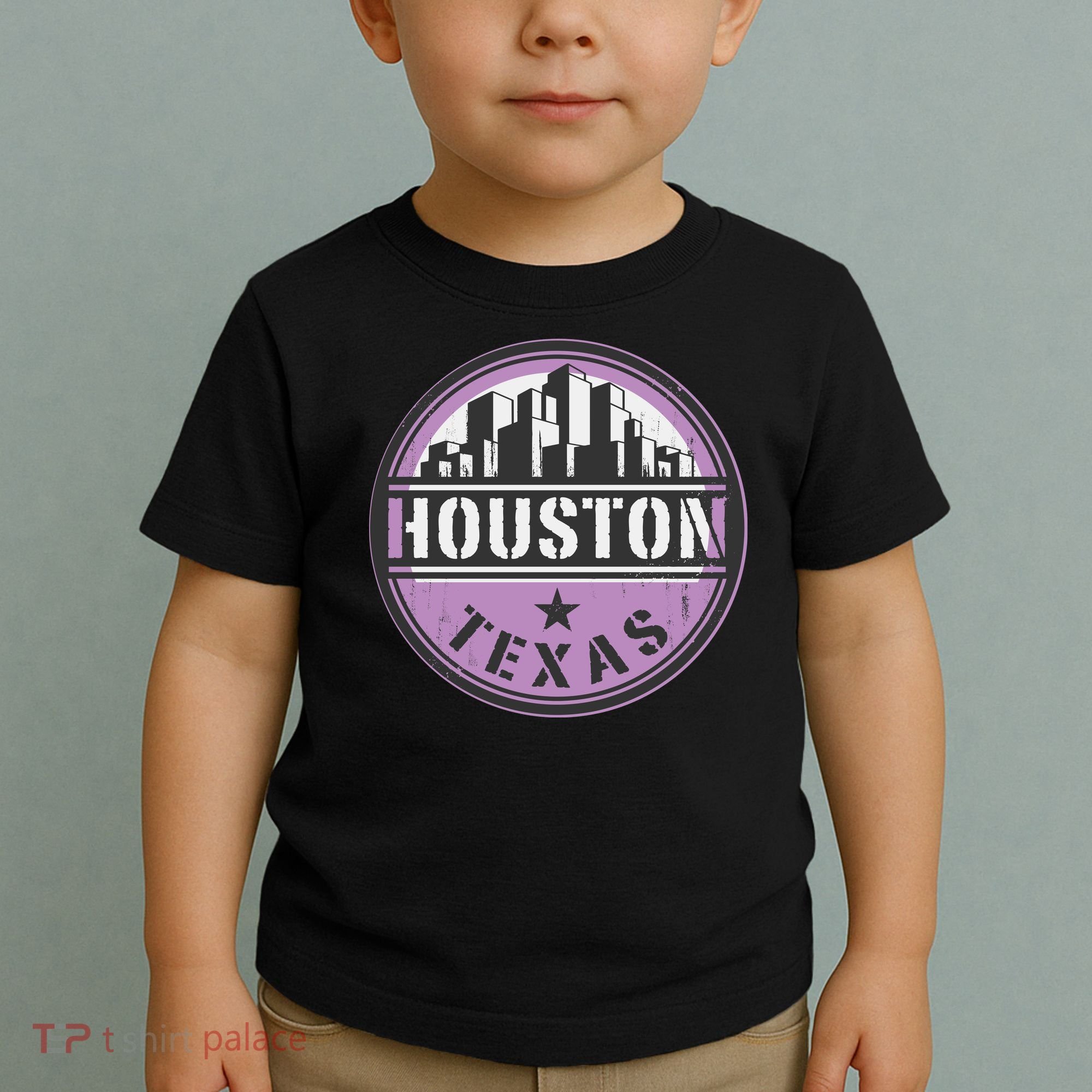 Neon Houston Texas Logo Toddler T-Shirt