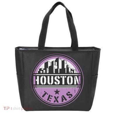 Neon Houston Texas Logo Tote Bag