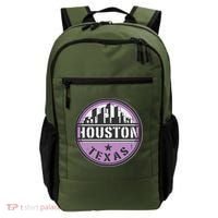 Neon Houston Texas Logo Backpack thumb 0