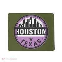 Neon Houston Texas Logo Mousepad thumb 0