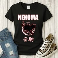 Nekoma High Volleyball Practice Anime Manga Cosplay Women's T-Shirt thumb 3