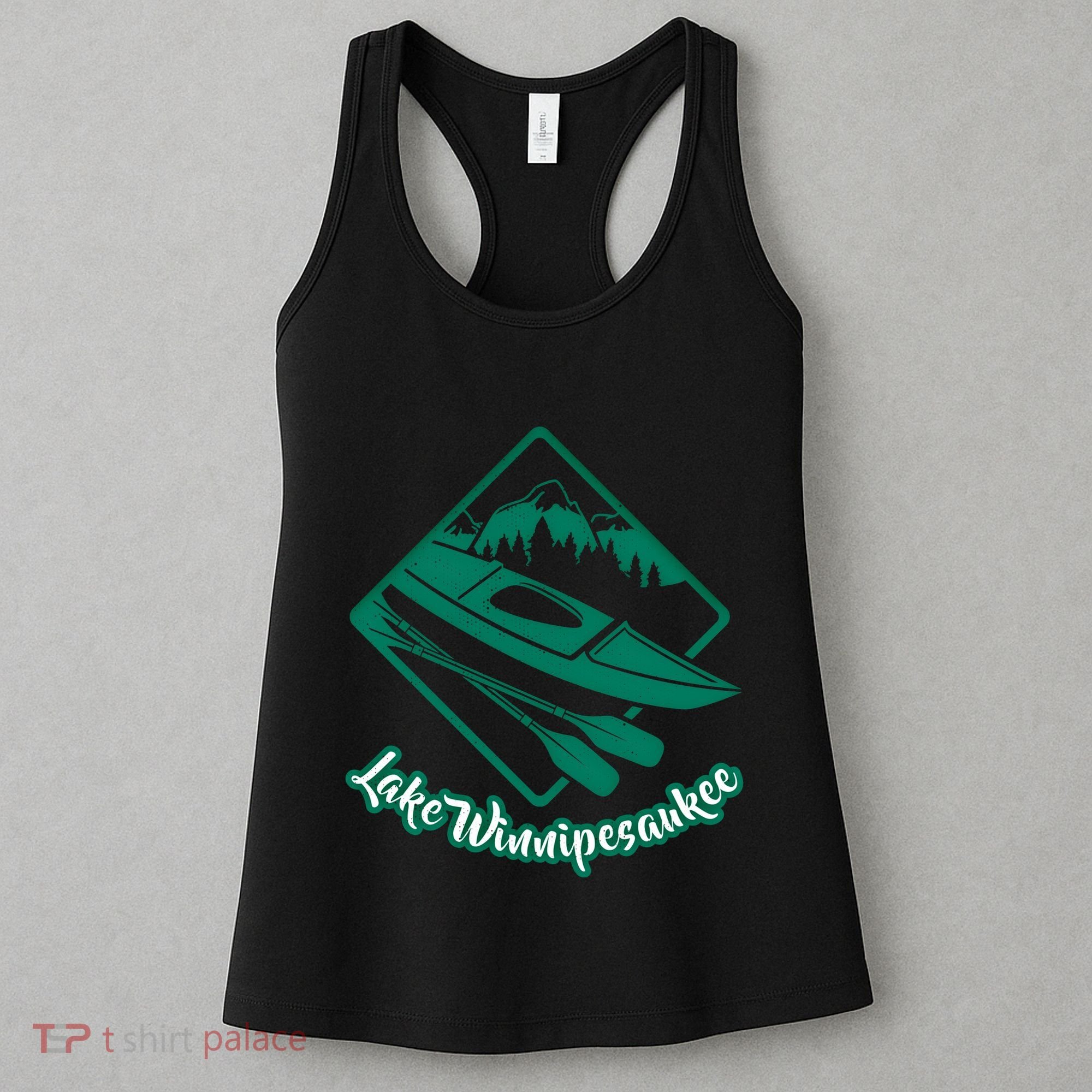 New Hampshire Vacation Lake Winnipesaukee Kayak Kayaking Gift Women's Tank Top