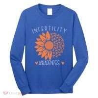 National Infertility Awareness Week Sunflower Gift Long Sleeve Shirt thumb 0