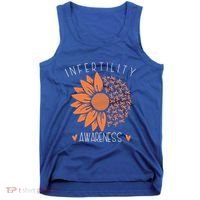 National Infertility Awareness Week Sunflower Gift Tank Top thumb 0