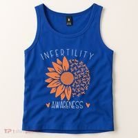 National Infertility Awareness Week Sunflower Gift Tank Top thumb 2