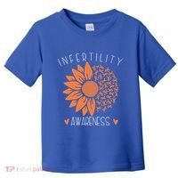 National Infertility Awareness Week Sunflower Gift Toddler T-Shirt thumb 0