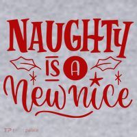 Naughty Is A New Nice Funny Holiday Gift Women's Sweatshirt thumb 2