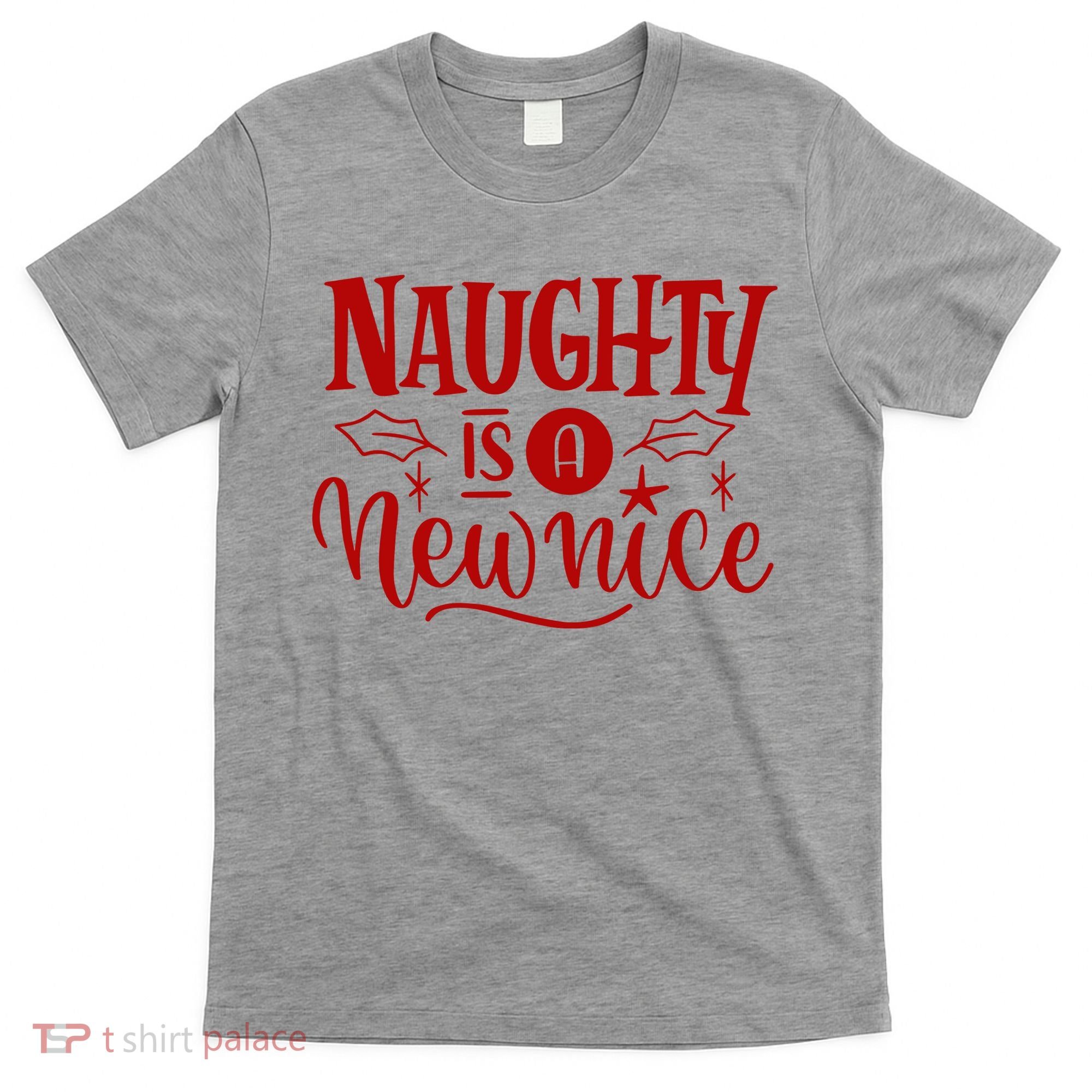 Naughty Is A New Nice Funny Holiday Gift T-Shirt