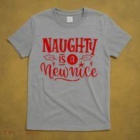 Naughty Is A New Nice Funny Holiday Gift T-Shirt thumb 5