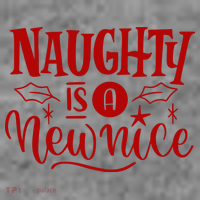 Naughty Is A New Nice Funny Holiday Gift Women's Hoodie thumb 2