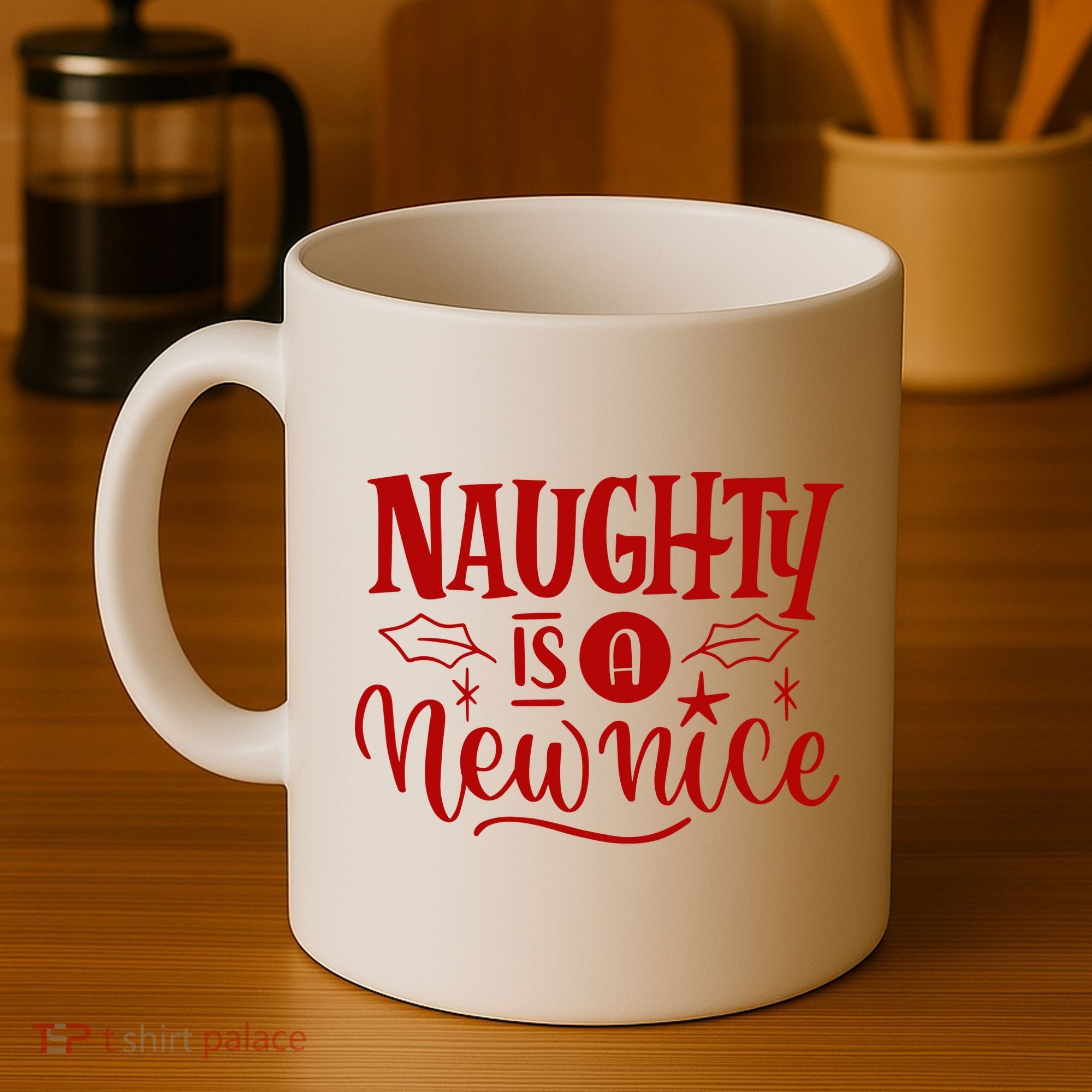 Naughty Is A New Nice Funny Holiday Gift Coffee Mug