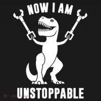 Now I Am Unstoppable Funny TRex Mousepad thumb 1