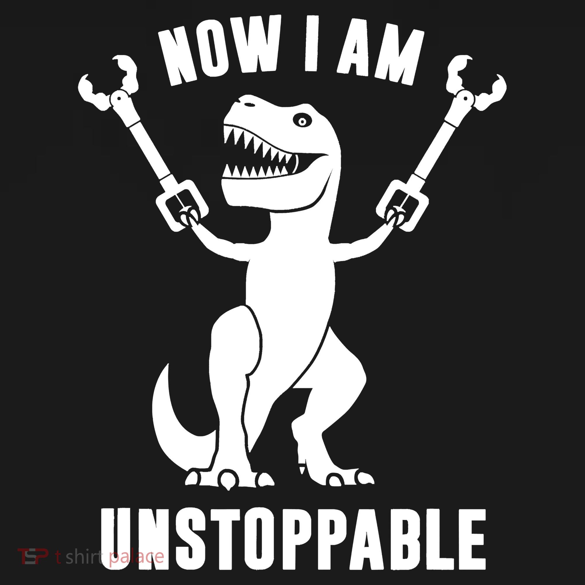 Now I Am Unstoppable Funny TRex Visor
