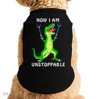 Now I Am Unstoppable Dinosaur Doggie Tank thumb 0