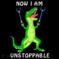 Now I Am Unstoppable Dinosaur Sweatshirt thumb 3