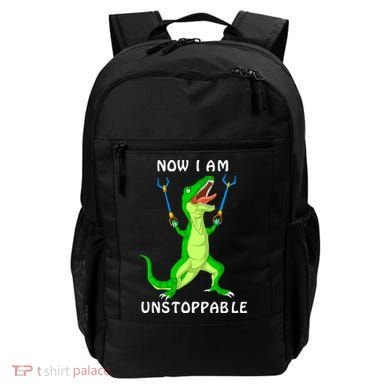 Now I Am Unstoppable Dinosaur Backpack