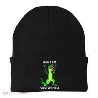 Now I Am Unstoppable Dinosaur Beanie thumb 0