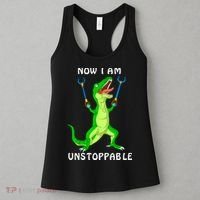 Now I Am Unstoppable Dinosaur Women's Tank Top thumb 3