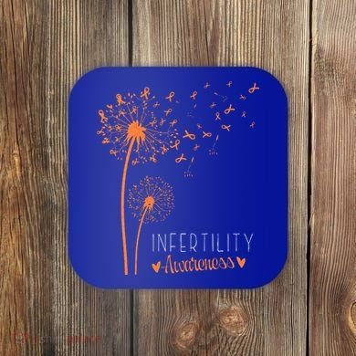 National Infertility Awareness Week Dandelion Coaster
