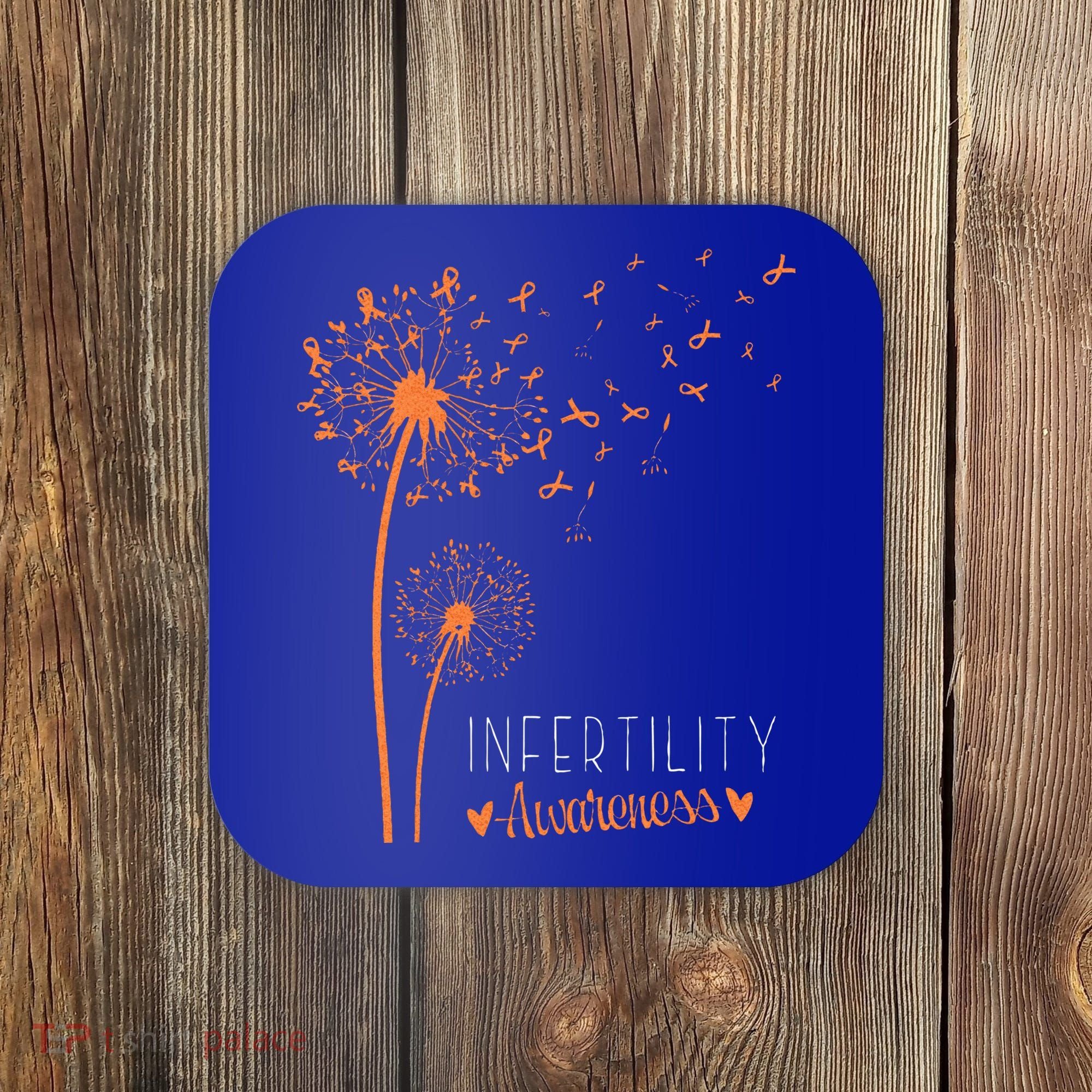 National Infertility Awareness Week Dandelion Coaster