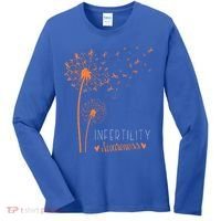 National Infertility Awareness Week Dandelion Women's Long Sleeve Shirt thumb 0
