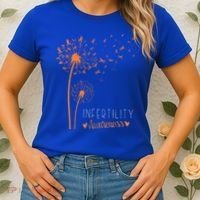 National Infertility Awareness Week Dandelion Women's T-Shirt thumb 2