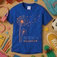 National Infertility Awareness Week Dandelion Kids T-Shirt thumb 3