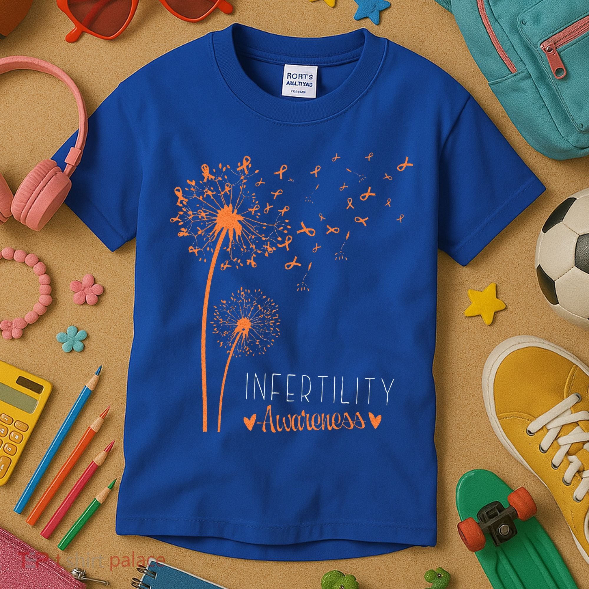 National Infertility Awareness Week Dandelion Kids T-Shirt