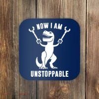Now I Am Unstoppable Funny T Rex Coaster thumb 0