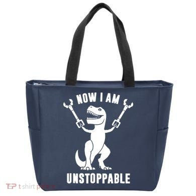 Now I Am Unstoppable Funny T Rex Bag
