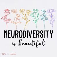 Neurodiversity Is Beautiful Colorful Flowers T-Shirt thumb 7