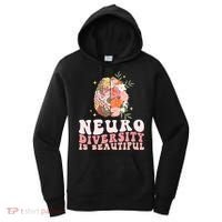 Neurodiversity Is Beautiful Floral Brain Groovy Women's Hoodie thumb 0
