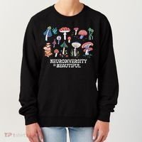 Neurodiversity Is Beautiful Mushroom Autism Awareness Outfit Gift Women's Sweatshirt thumb 0