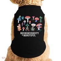 Neurodiversity Is Beautiful Mushroom Autism Awareness Outfit Gift Doggie Tank thumb 0